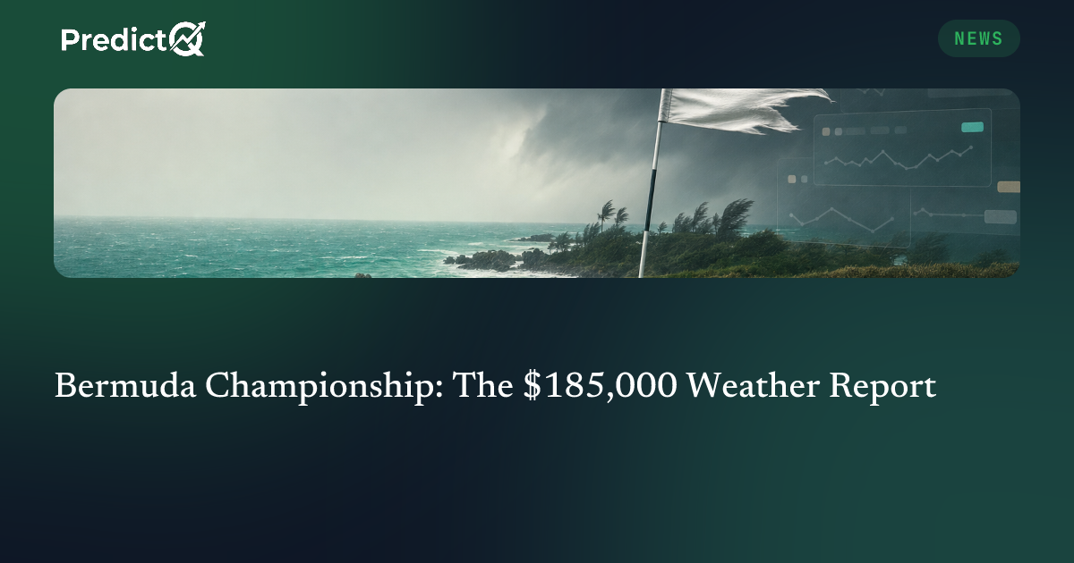 Bermuda Championship: The $185,000 Weather Report